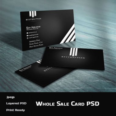 Wholesale Business Card Template (PSD)